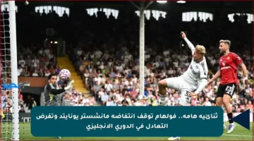 ثنائية هامة.. فولهام توقف انتفاضة مانشستر يونايتد وتفرض التعادل في الدوري الإنجليزي